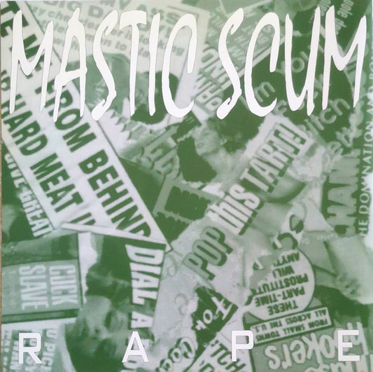 Mastic Scum / Clotted Symmetric Sexual Organ – Rape / Clitto's Special Hits Cover '99 - 7" - 1998 - Ohne Maulkorb Production - Vinilo Como Nuevo / Portada Como Nueva (M-/M-)
