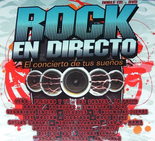 Rock en directo - El concierto de tus sueños - Leño / La Polla / Platero y Tú / Los Sueves / Boikot / Porretas / Ilegales / S.A. / Ska-P... - 2xCD + DVD - Locomotive Records – LM505