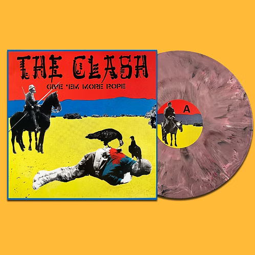 THE CLASH LP Give 'Em More Rope (Purple Marbled Coloured) The Alternative