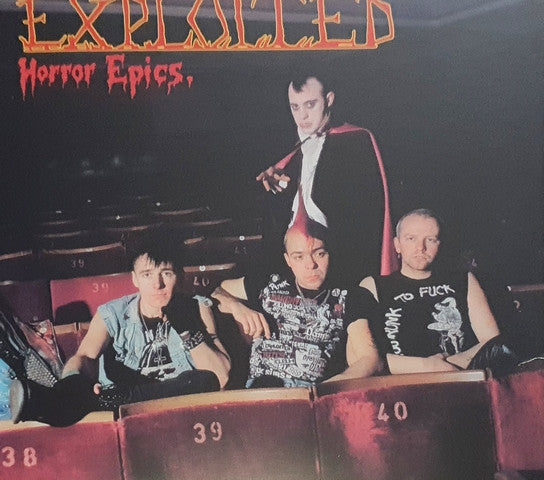 The Exploited - Horror Epics. (LP, Album, Ltd, RE, Rojo / Red)