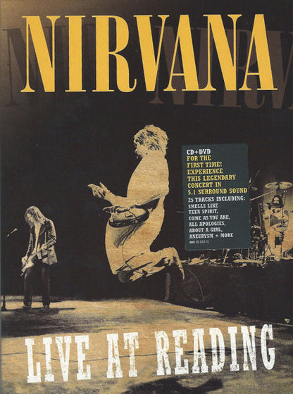 Nirvana - Live at Reading - Limited Deluxe Edition - CD + DVD - CD y DVD Muy Buen Estado / Portada Muy Buen Estado (VG+/VG+)