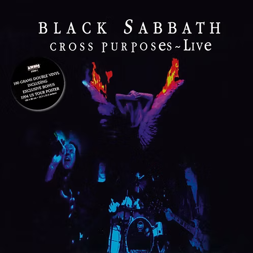 BLACK SABBATH 2xLP Cross Purposes - Live (180 Gram) with exclusive Poster