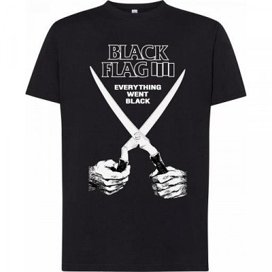 Black Flag - Camiseta / T-Shirt / Tallas – Sizes: S/M/L/XL/XXL