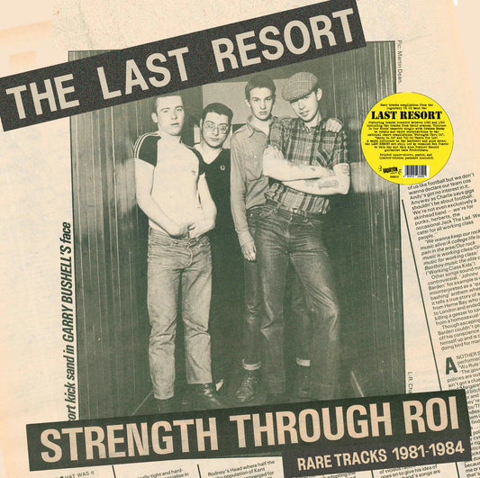 LAST RESORT - STRENGTH THROUGH ROI - RARE TRACKS 1981-1984 (LP, Album, RE)