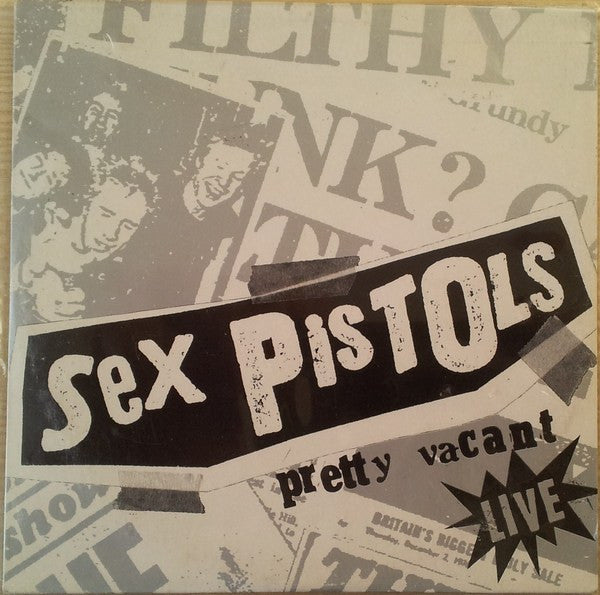 Sex Pistols – Pretty Vacant Live - CD-SG - Promo - Cardboard Sleeve - 1996 - Virgin – VUSCDJ113 - CD Muy Buen Estado (VG+) / Portada Muy Buen Estado (VG+)