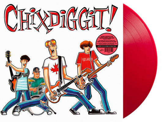 Chixdiggit! - Chixdiggit! (LP, Album, Ltd, RE, Red)