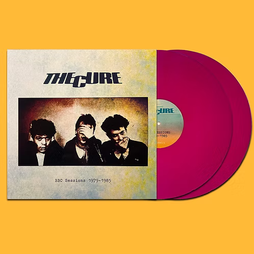 THE CURE 2xLP BBC Sessions 1979 - 1985 (Purple Coloured Vinyls) Gatefold Cover