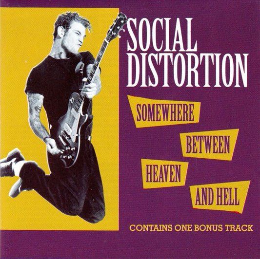 Social Distortion – Somewhere Between Heaven And Hell - CD - CD Como Nuevo / Portada Como Nueva (M-/M-)