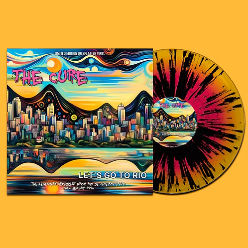 THE CURE LP Let's Go To Rio (Splattered Coloured Vinyl) 500 Copies