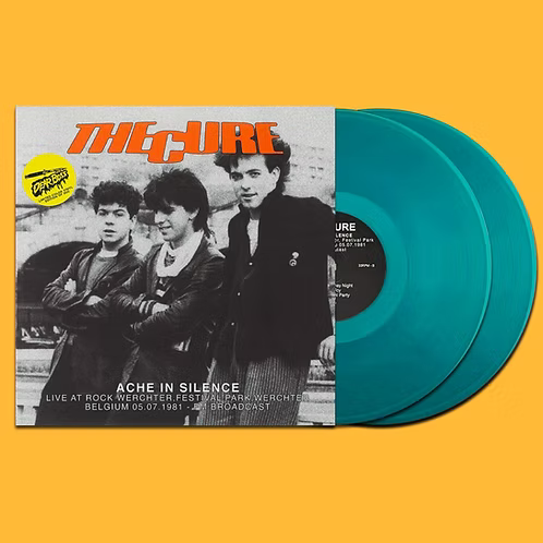 THE CURE 2xLP Ache In Silence - Live At Rock Werchter Festival 1981 Turquoise