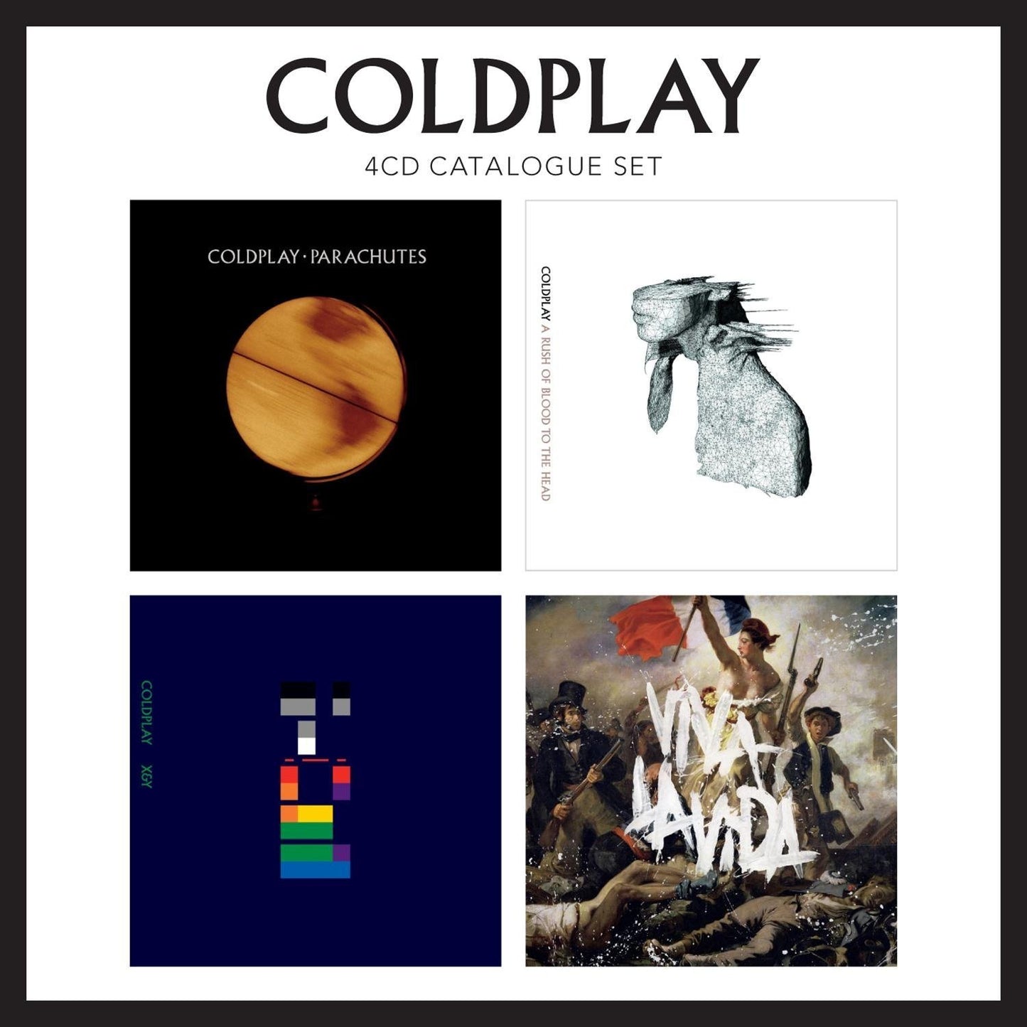Coldplay - 4CD Catalogue Set - 4xCD Box Set