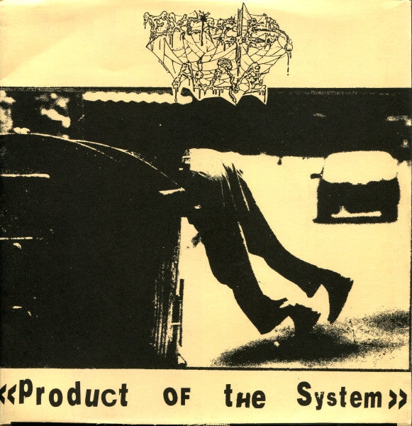 Stand Against / Excreted Alive – Stand Against / «Product Of The System» - 7" - 1998 - Dry Retch – D.R. 003 - Vinilo Como Nuevo / Portada Muy Buen Estado (M-/VG+).