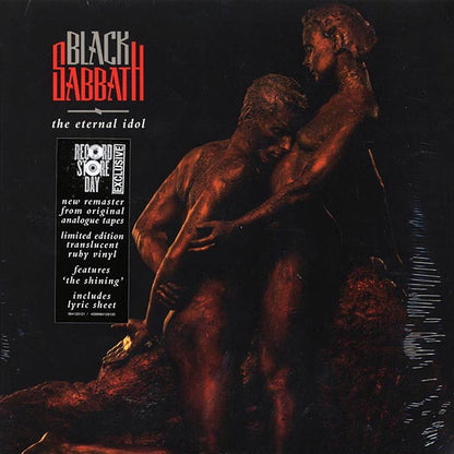 Black Sabbath – The Eternal Idol - LP - Record Store Day Limited Edition, Reissue, Remastered, Translucent Ruby - Includes an insert