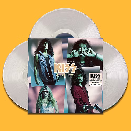 KISS 3xLP Alive 1995 (Clear Coloured Vinyls) Collectors 60 Numbered Copies