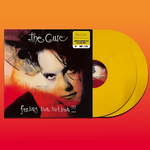 THE CURE 2xLP Feeling Hot, Hot, Hot!!! (Yellow Coloured 175 Numbered Copies)