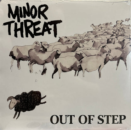 Minor Threat – Out Of Step - LP - BLANCO / WHITE - 2023 - Dischord Records – DISCHORD 10, Dischord Records – DIS10V