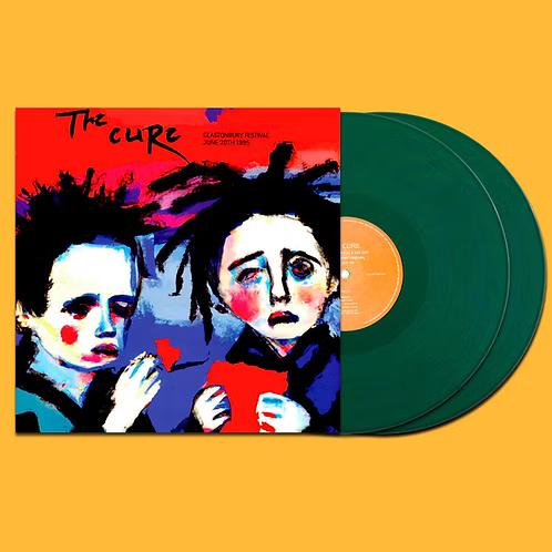 THE CURE 2xLP Glastonbury Festival June 20th 1995 (Green Coloured Vinyls)