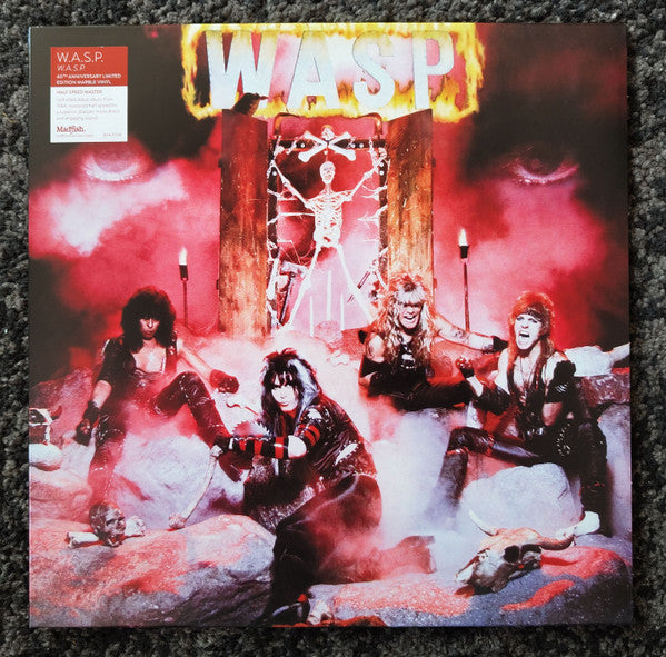 W.A.S.P. - W.A.S.P. (LP, Album, Ltd, RE, Red/Black Marble)