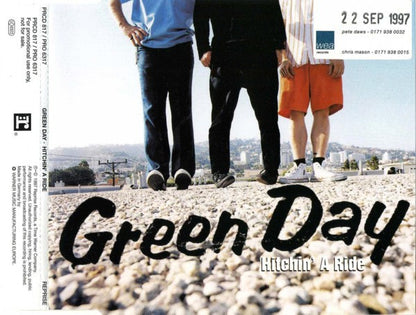 Green Day – Hitchin' A Ride - CD, Single, Promo - 1997 - Warner Bros. Records – PRCD 817, Reprise Records – PRO 6317