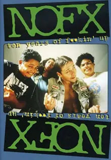 NOFX - Ten Years of Fuckin' Up - DVD - DVD Muy Buen Estado / Portada Muy Buen Estado (VG+/VG+)