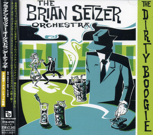 The Brian Setzer Orchestra – The Dirty Boogie - CD - Nuevo sin usar pero no precintado / New unplayed but not sealed. Edición Japonesa / Japanese Release. Con OBI / With OBI.