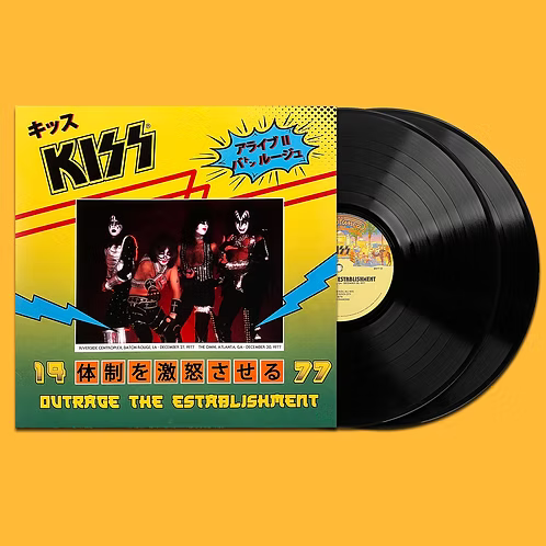 KISS 2xLP Outrage The Establishment (Gatefold Cover with Booklet)