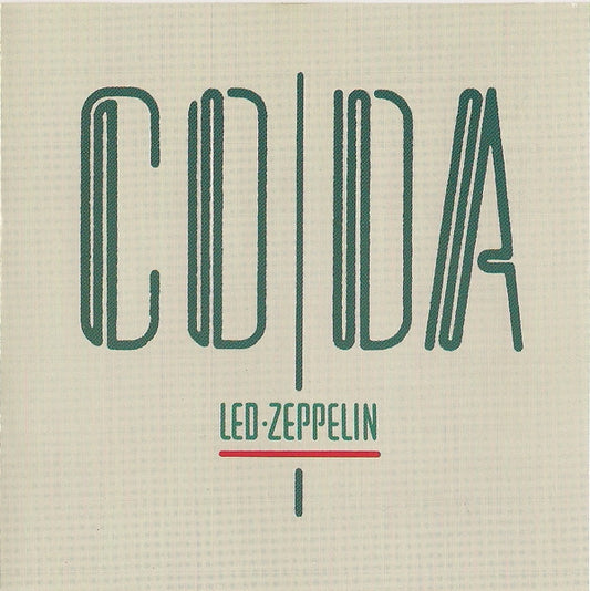 Led Zeppelin – Coda - CD - USADO / USED (M- / M-)