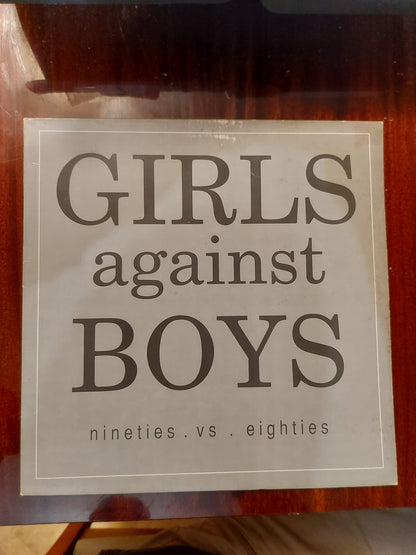Girls Against Boys ‎– Nineties . Vs . Eighties - 12" - 1990 - Slate Records - Vinilo Muy Buen Estado / Portada Muy Buen Estado (VG+/VG+).