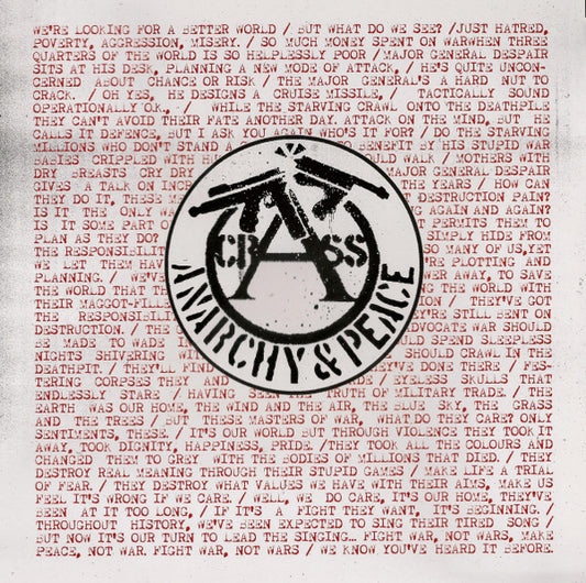 Crass ‎– Demo 1978 + Peel Sessions 1979 - LP - 2021 - Not On Label ‎– 31012-01