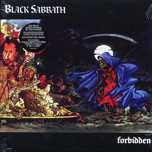 Black Sabbath ‎– Forbidden - LP - Clear - Remastered - Includes an insert