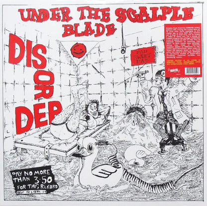 Disorder - Under The Scalpel Blade (LP, Album, RE, Burgundy)