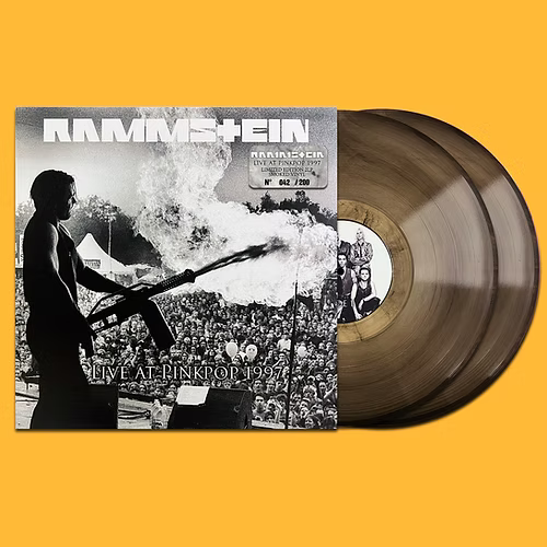 RAMMSTEIN 2xLP Live At Pinkpop 1997 (Crystal Coloured Vinyl) 200 Numbered Copies