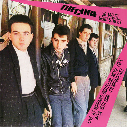 The Cure – 36 West 62nd Street - Live At Hurrah's Nightclub, New York April 15th 1980 - LP - White & Pink Splatter - Limited Edition of 300 Copies