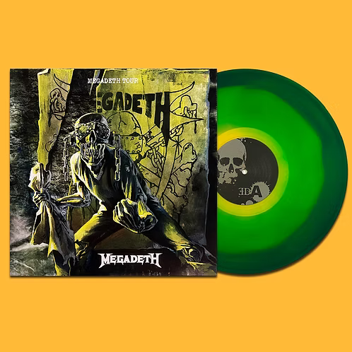 MEGADETH LP Megadeth Tour (Green with Yellow Infusion Coloured Vinyl)