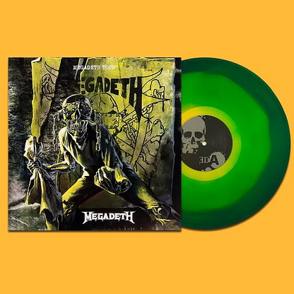MEGADETH LP Megadeth Tour (Green with Yellow Infusion Coloured Vinyl)