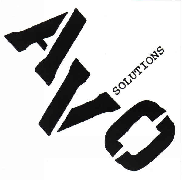 AVO – Solutions - 7" - 2001 - Kangaroo Records – Como Nuevo / Like New (M- / M-)