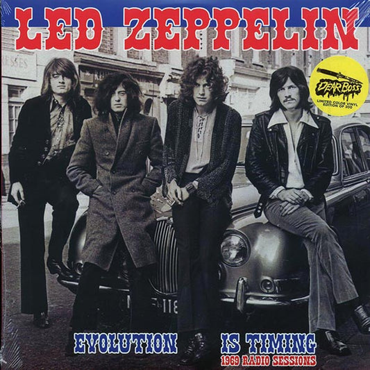 Led Zeppelin – Evolution Is Timing: 1969 Radio Sessions - 2xLP - Blue - Limited Edition of 300 Copies