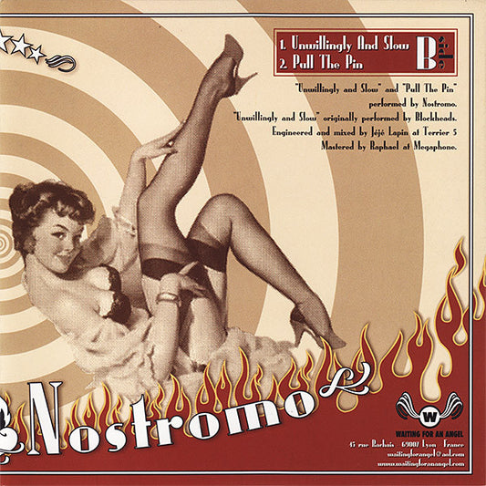 Nostromo / Blockheads ‎– Nostromo / Blockheads - 7" - 2002 - Shogun Records ‎– SHOGUN-07, Waiting For An Angel ‎– WFA015 - Como Nuevo / Like New (M- / M-)