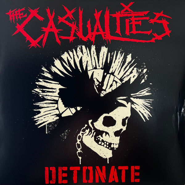 The Casualties - Detonate (LP, Album, Red w/Black Splatter)