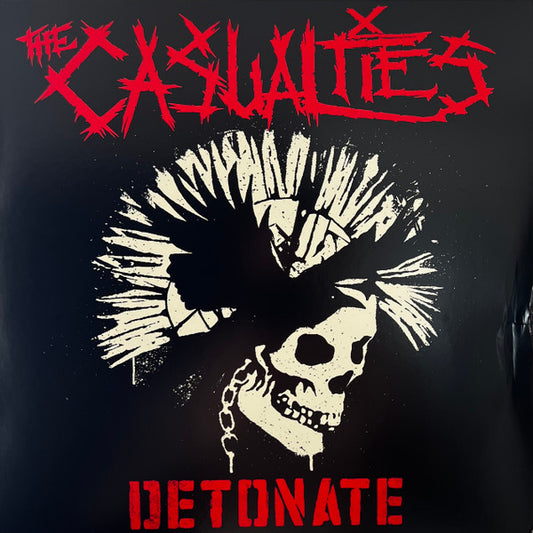 The Casualties - Detonate (LP, Album, Red w/Black Splatter)