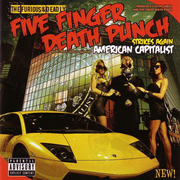 Five Finger Death Punch – American Capitalist - CD - Muy Buen Estado / Very Good Condition (VG+ / M-)