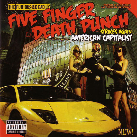 Five Finger Death Punch – American Capitalist - CD - Muy Buen Estado / Very Good Condition (VG+ / M-)