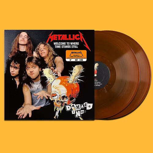 METALLICA 2xLP Welcome To Where Time Stands Still (Orange Coloured) 250 Copies