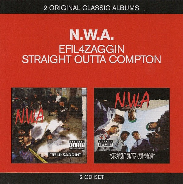 N.W.A. – Efil4zaggin / Straight Outta Compton - 2xCD