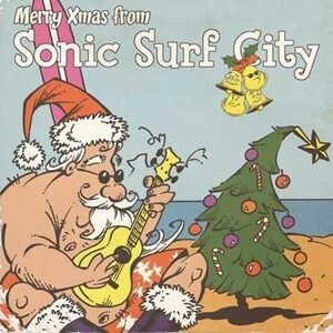 Sonic Surf City ‎– Sleigh Bells - 7" - Vinilo BLANCO / WHITE Vinyl - 2011 - SP Records – SP-029, Rumble Records ‎– RR-077