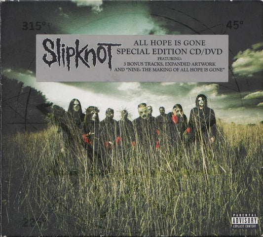 Slipknot – All Hope Is Gone - CD+DVD - Digipak - Muy Buen Estado / Very Good Condition (VG+ / VG+)