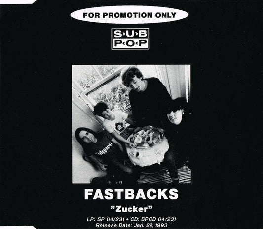 Fastbacks – Zucker - CD, Promo, Album - 1993 - Sub Pop – SPCD 64/231