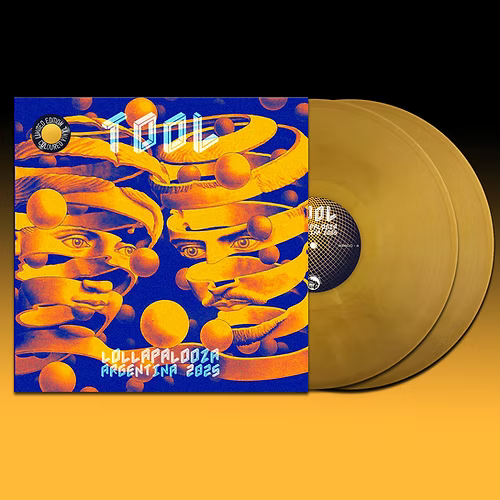 TOOL 2xLP Lollapalooza Argentina 2025 (Gold Coloured Vinyls) 250 Copies