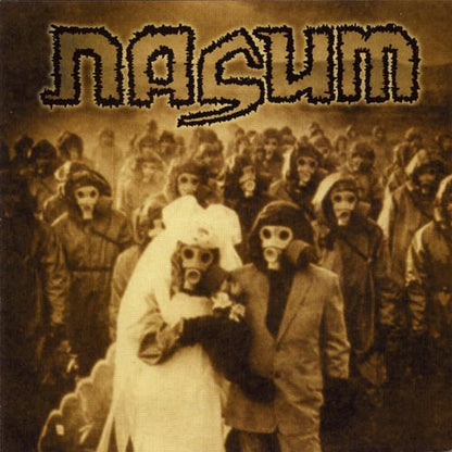 Nasum ‎– Inhale / Exhale - LP - Amarillo / Yellow - SIN 7" / NO 7" - 1999 - Distortion Records ‎– DISTLP53 - USADO / USED (M / VG++)