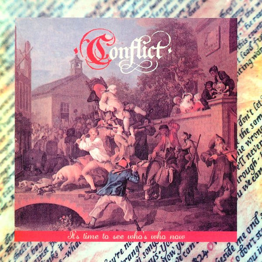 Conflict – It's Time To See Who's Who Now - CD - 1996 - Mortarhate Records ‎– MORT 110 CD, Cleopatra ‎– CLP 9721-2 - CD Muy Buen Estado (VG+) / Portada Como Nueva (M-)